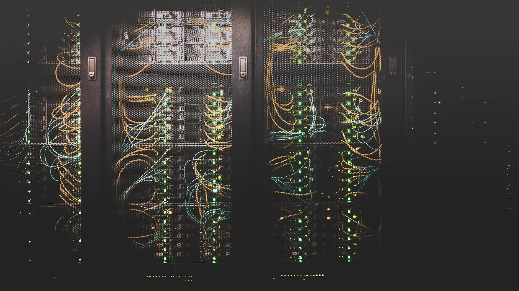 Enterprise network infrastructure inside a working data center